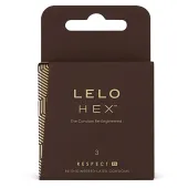 lelo hex respect xl prezerwatywy lateksowe powiększone 3 sztuki