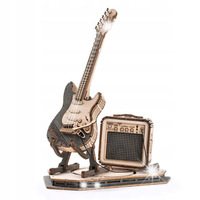 ROBOTIME Drewniane Puzzle 3D Gitara Elektryczna