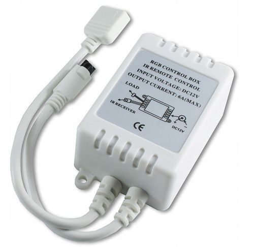 Sterownik kontroler do taśm LED RGB pilot IR do taśmy led 12V/3x2A na Arena.pl