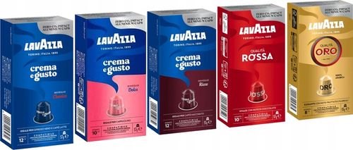Kapsułki do Nespresso lavazza 5x10 sztuk na Arena.pl