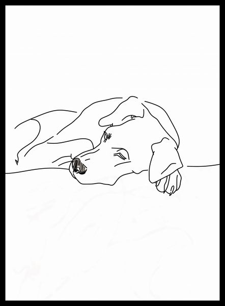 Plakat 40x55cm Wypoczynek Psiaka zdjęcie 2