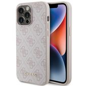 Guess GUHCP15XG4GFPI iPhone 15 Pro Max 6.7" różowy/pink hard case 4G