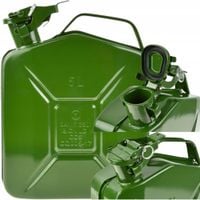 Kanister metalowy 5L GEKO stalowy na paliwo G03230