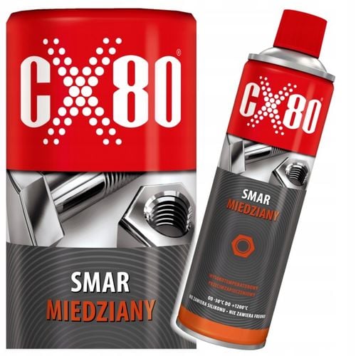 CX80 SMAR MIEDZIANY 500ml Aerozol Smar Miedziowy Spray do 1200°C na Arena.pl