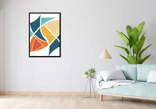 Plakat 67,5x95cm Geometria Wiatru na Arena.pl