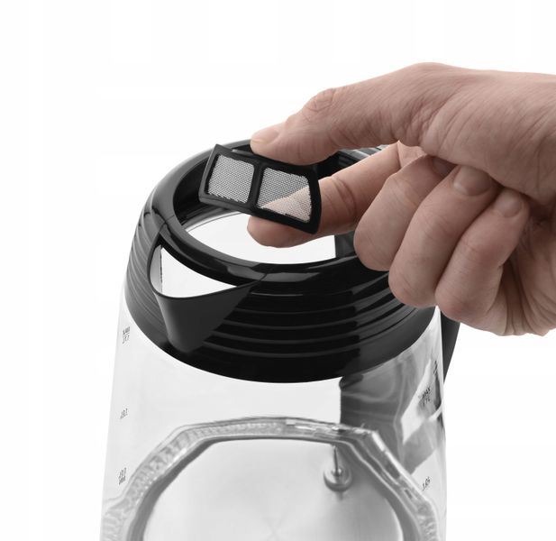 Czajnik elektryczny HYUNDAI bezprzewodowy szklany zdjęcie 3