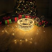 Lampki Choinkowe Świąteczne 1000 LED 36m Druciki Szpula Białe Ciepłe 8 tryb