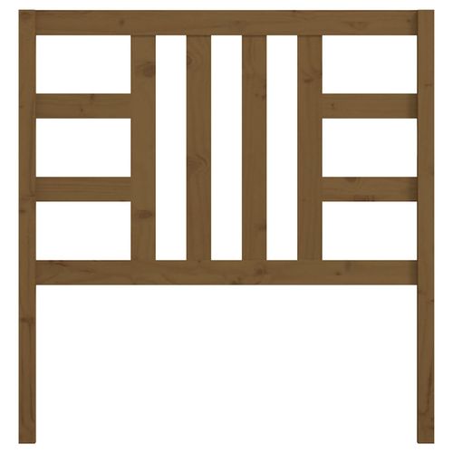 Wezgłowie łóżka, miodowy brąz, 96x4x100 cm, lite drewno sosnowe na Arena.pl