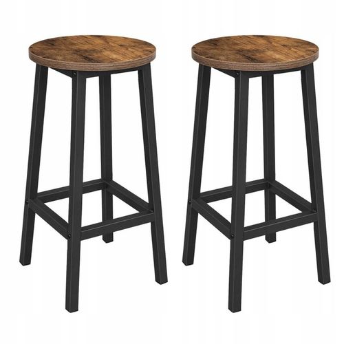 HOKER barowy KRZESŁO do baru TABORET rustykalny stołek do kuchni BRĄZ na Arena.pl