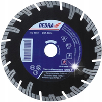 DEDRA TARCZA DIAMENTOWA TURBO-T 230x25,4MM H1197E