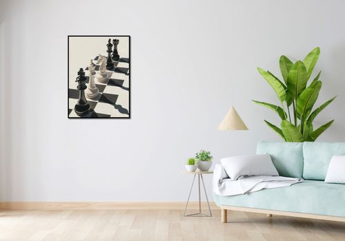 Plakat 60x80cm Szach i Mat na Arena.pl