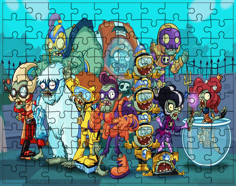 Puzzle Plants vs Zombie zdjęcie 1
