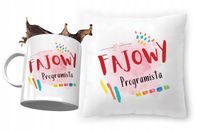 Zestaw Dla Programisty Poduszka + Kubek Na Prezent Z Nadrukiem Ze Zdjęciem