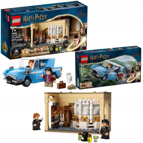 LEGO Harry Potter 76386 Hogwart: Pomyłka z Eliksirem + Latający Ford Anglia na Arena.pl
