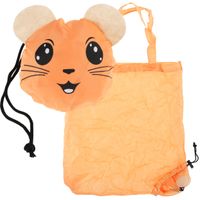 TORBA SIATKA NA ZAKUPY ZAKUPOWA SKŁADANA WIELORAZOWA MIX ZWIERZĄTEK 42X45CM