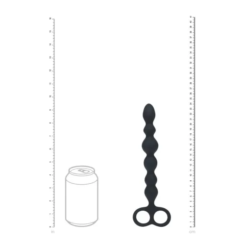 levelz sonda anatomiczna silikonowa beaded double loop czarna na Arena.pl