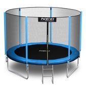 Trampolina ogrodowa 8ft/252cm z siatką zewnętrzną i drabinką Neo-Sport