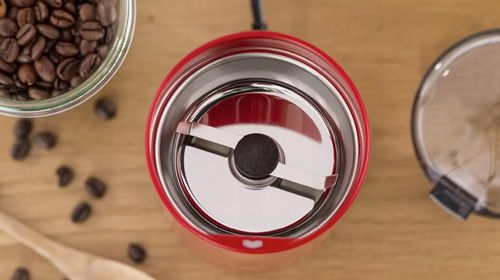 ELEKTRYCZNY MŁYNEK DO KAWY BOSCH TSM6A014R CZERWONY 180W SUPER MOC 150g/min na Arena.pl