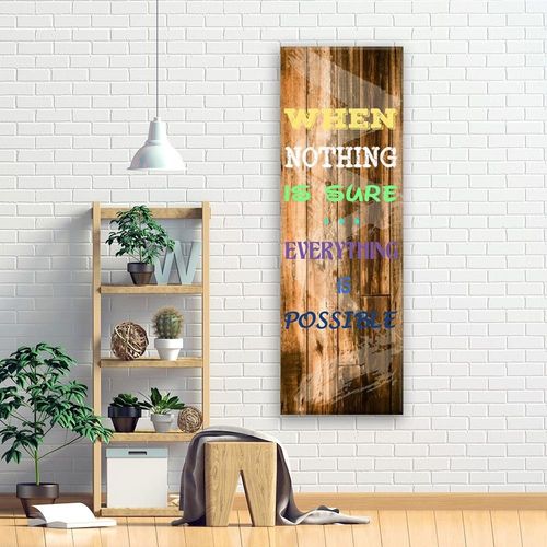 Deco Panel, Kolorowa sentencja 30x90 na Arena.pl