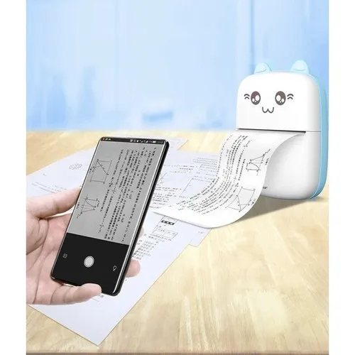 Mini Drukarka Termiczna Kotek na Bluetooth + 11 Rolek zdjęcie 2