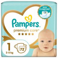 Pampers Premium Care 1 72 szt. 2-5 kg Pieluszki