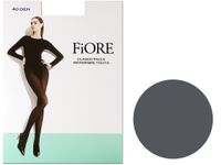 Rajstopy gładkie mikrofibra 40 den półkryjące Paula Antracyt 6