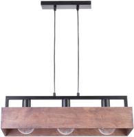 LAMPA WISZĄCA SIGMA DAKOTA 3 CZARNY / BRĄZ 31746