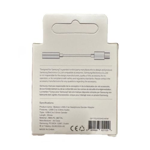 adapter do słuchawek samsung dac usb-c - mini jack 3.5mm - biały na Arena.pl