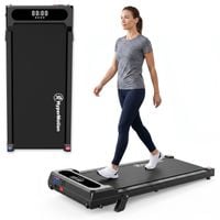 Bieżnia elektryczna HyperMotion Walkpad pod biurko czarna do 6 km/h