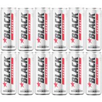 Black Energy Zero Sugar napój energetyzujący bez cukru 250 ml x 12 sztuk