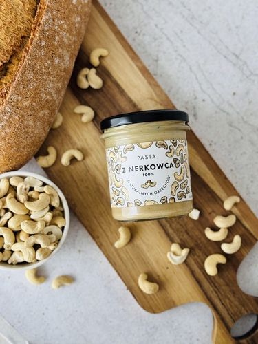 Pasta z nerkowca 300 g - Idealne smarowidło, 100% orzechów, Bez Dodatków na Arena.pl