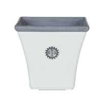 Doniczka 37 x 37 x 35 cm biała ELATEIA