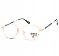 OPRAWKI Korekcyjne Zerówki Owalne Optyczne Złote