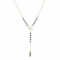 Naszyjnik Stal Szlachetna Pozłacana 14K Złotem Nst2043