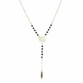 Naszyjnik Stal Szlachetna Pozłacana 14K Złotem Nst2043