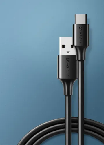 kabel ugreen us287 60115 usb-a / usb-c 2a 0.5m - czarny na Arena.pl