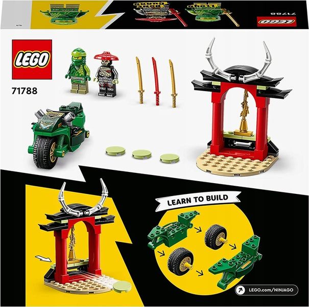 LEGO NINJA GO 71788 ZIELONY MOTOCYKL LLOYDA MOTOR zdjęcie 8