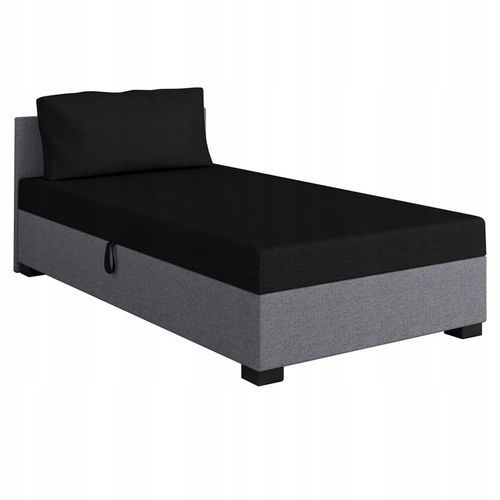 Tapczan Jednoosobowy Łóżko 80x195cm z Pojemnikiem na Pościel + na Arena.pl