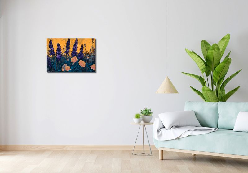 Obraz 60x40cm Złoty Ogród zdjęcie 2