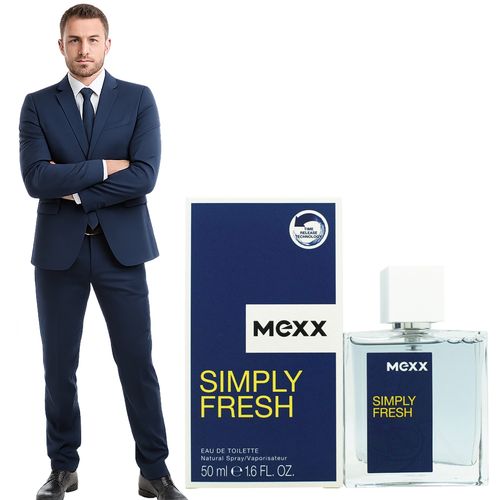 Mexx Simply Fresh Woda Toaletowa Dla Mężczyzn 50ml na Arena.pl