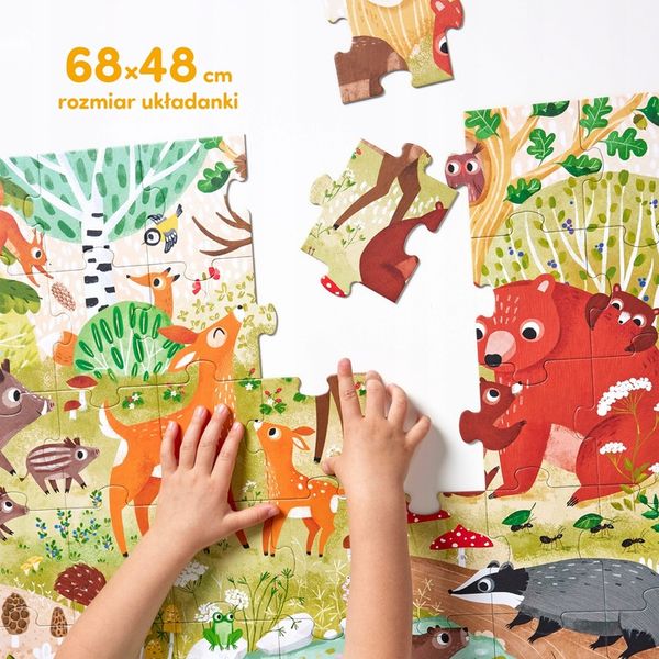 PUZZLE LAS CzuCzu Dzikie puzzle LAS 3+ zdjęcie 3
