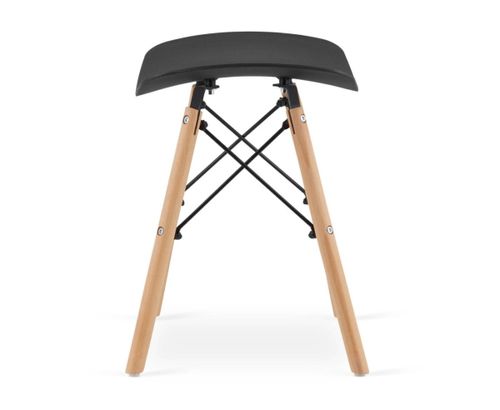 Taboret KORFU - czarny x 4 na Arena.pl