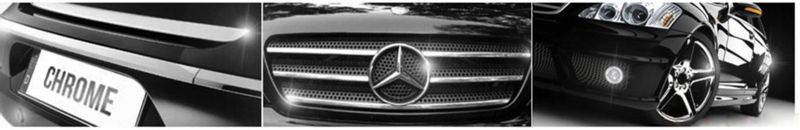 2005-2008 AUDI A6 - LIstwy chrom grill chromowan zdjęcie 2