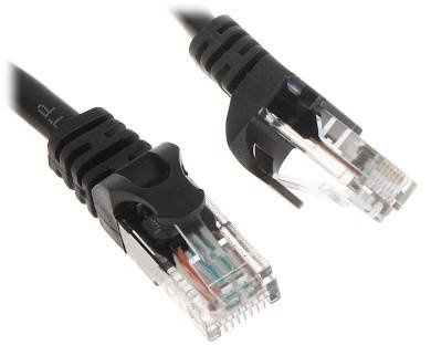 PATCHCORD RJ45/0.5-BLACK 0.5 m zdjęcie 2