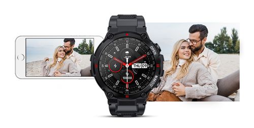 smartwatch giewont czarny gw430-1 na Arena.pl