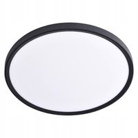 Plafon Sufitowy MAQ Czarny Biały Regulacja Barwy 50W LED 60cm Lampa Wisząca