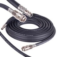Wąż Pneumatyczny 5m 20bar GUMOWY Elastyczny 8x14mm do Kompresora Przewód