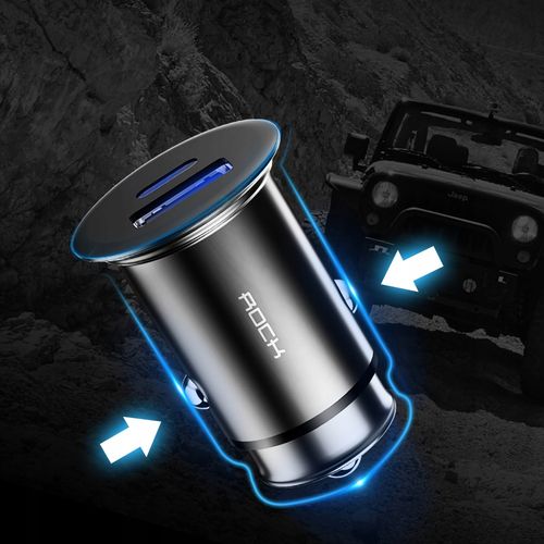Ładowarka Samochodowa USB-C PD ROCK Quick Charge 4 na Arena.pl