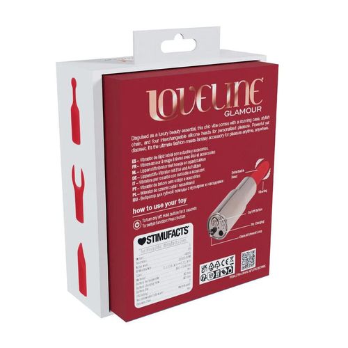 Candy - Lipstick Vibrator With 4 Attachments - Pink na Arena.pl