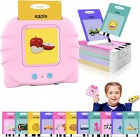 ZABAWKA DO WCZESNEJ NAUKI ANGIELSKIEGO CZYTNIK KART XXL PREZENT FISZKI 510